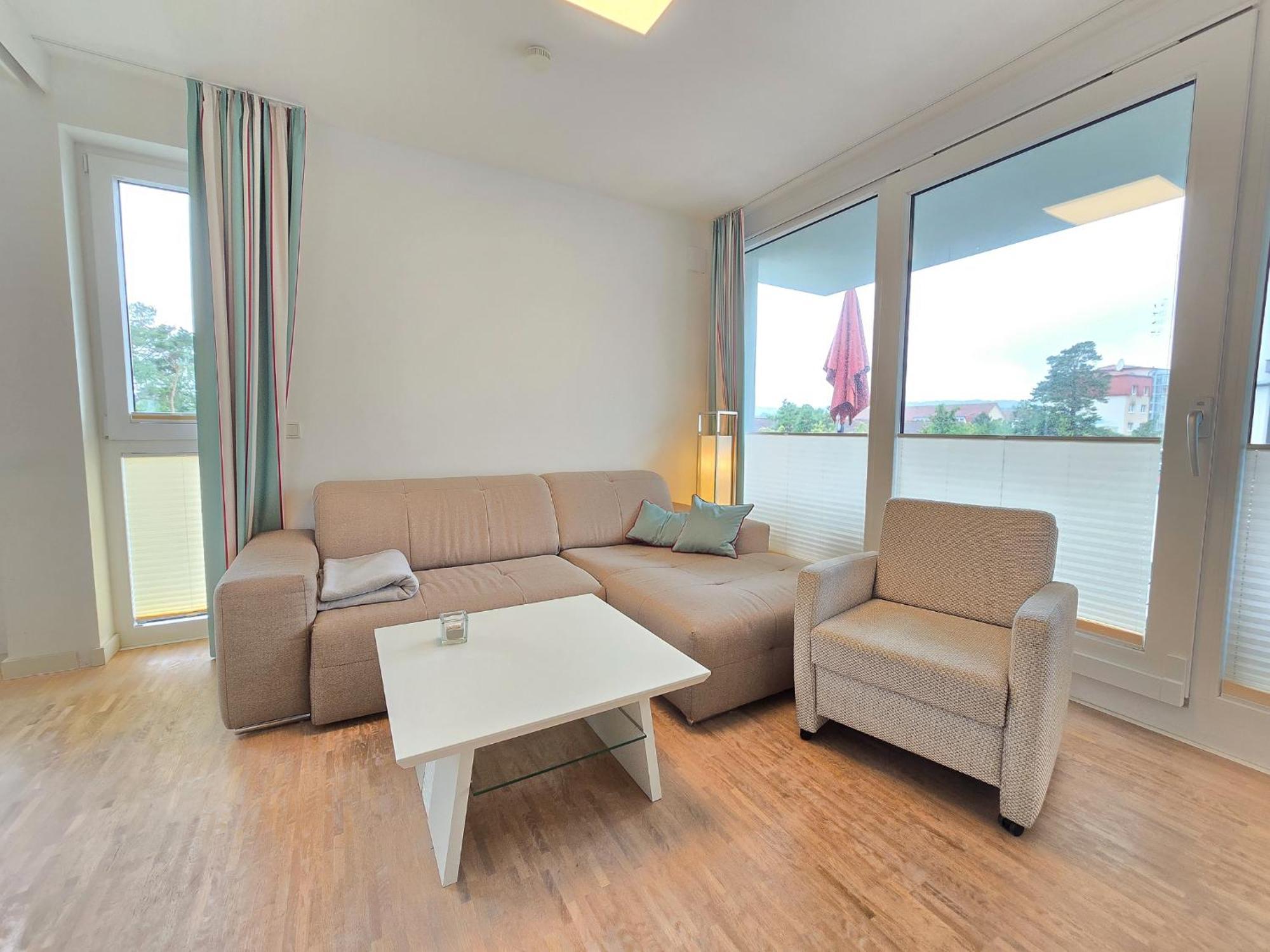 Strandvillen Binz - Ferienwohnung Mit 1 Schlafzimmer Und Balkon Dr-421 Bagian luar foto